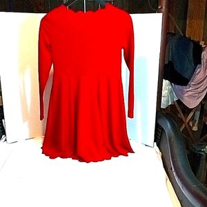 Shein Elegant Red Kids Fashionable First Party Dress Age 11-12